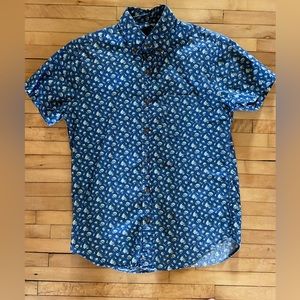 J. Crew floral short sleeve button down, Men’s Small